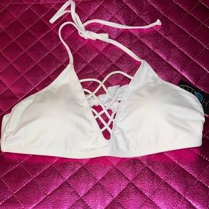 White bikini top
